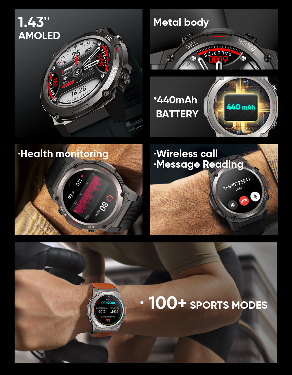 Myotem T21 Smart Watch