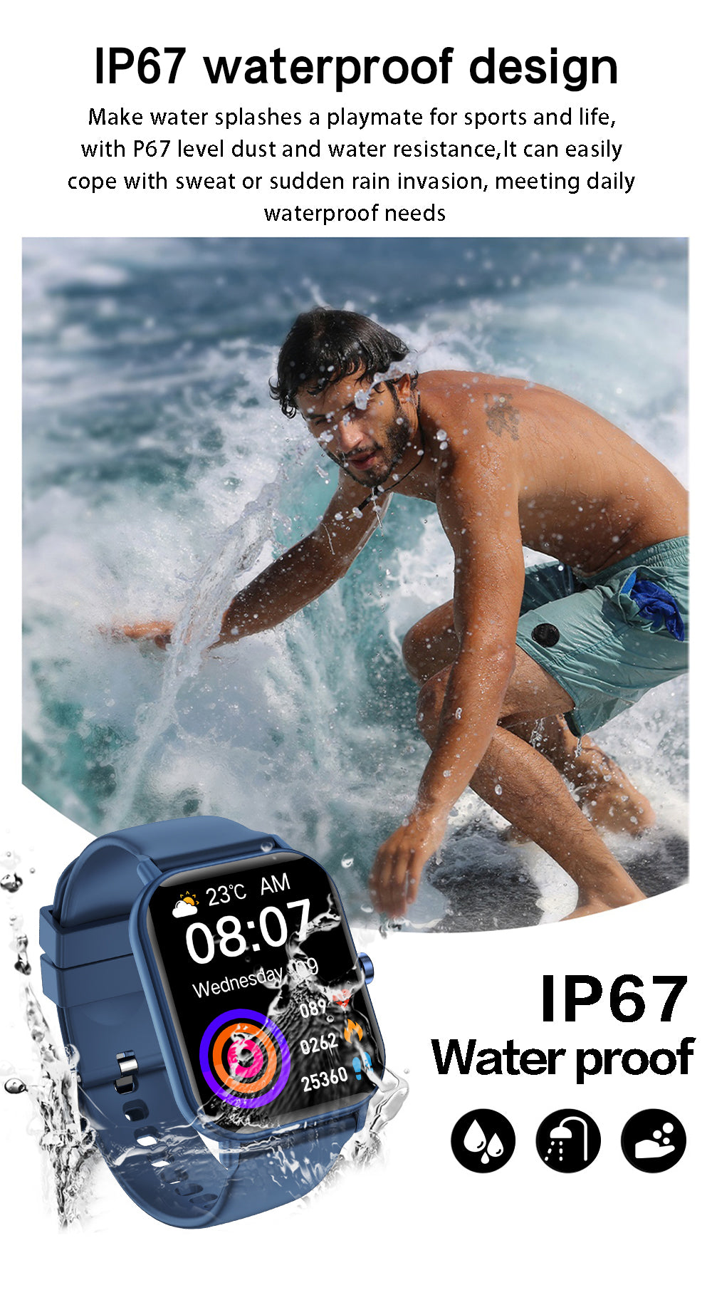 MYOTEM G39 BT call Smartwatch
