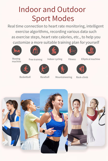 MYOTEM Y11 Women AMOLED Health Fashion Smartwatch