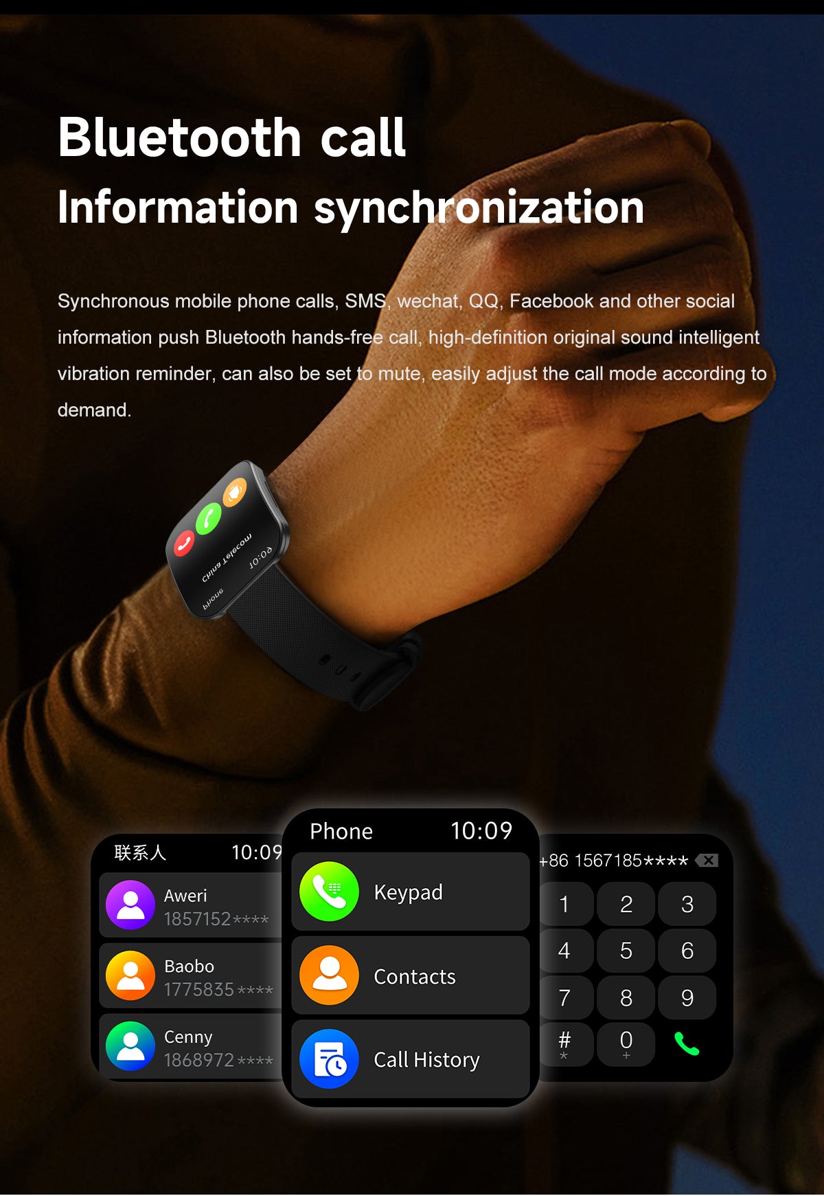 Myotem U17 Smart Watch