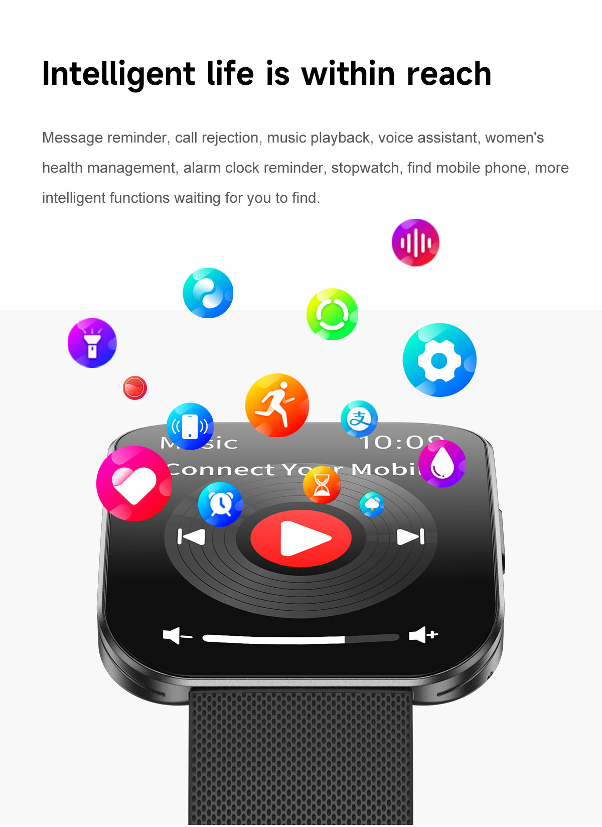 Myotem U17 Smart Watch