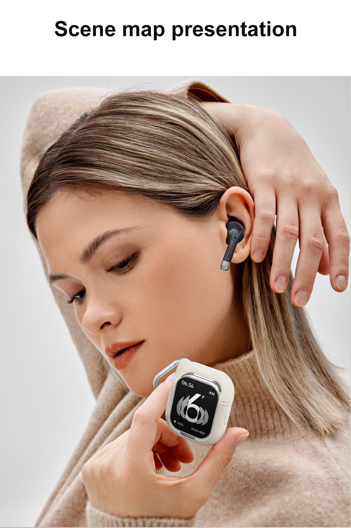 MYOTEM D8 Pro Smartwatch & Bluetooth Earbuds Combo