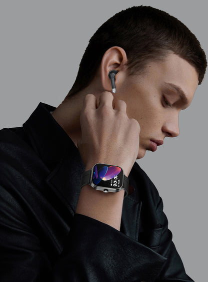 MYOTEM D8 Pro Smartwatch & Bluetooth Earbuds Combo